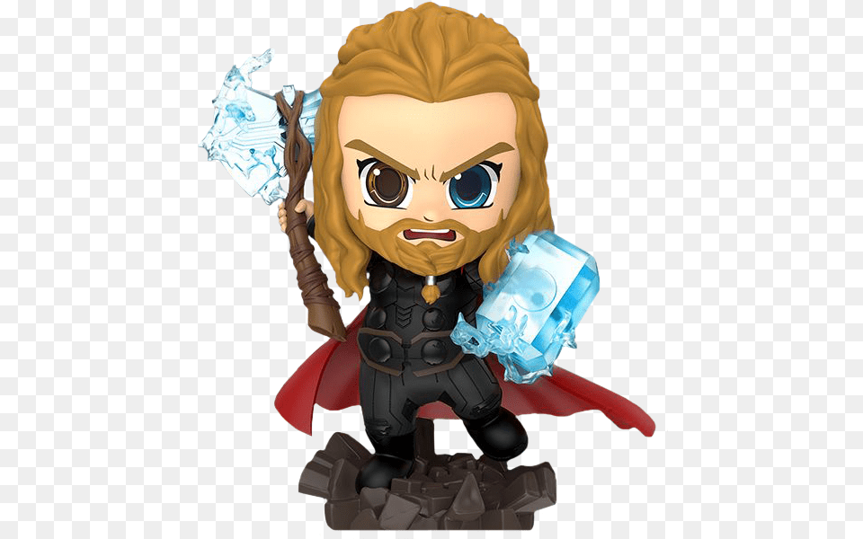 Thor Uv Effect Cosbaby Hot Toys Cosbaby Thor Endgame, Baby, Person, Book, Comics Png