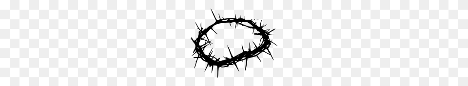 Thorn Crown Image, Gray Png