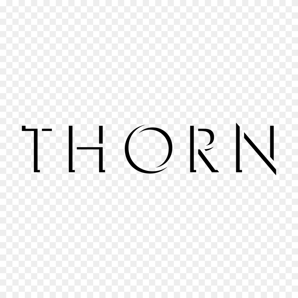 Thorn Lighting Logo Transparent Vector, Gray Free Png