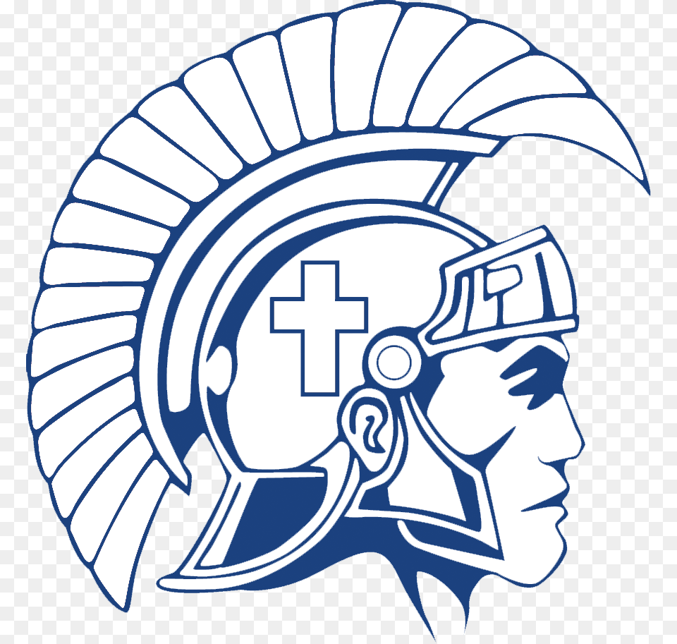 Thornapple Kellogg Trojans, Helmet, Symbol, First Aid, Face Free Png Download