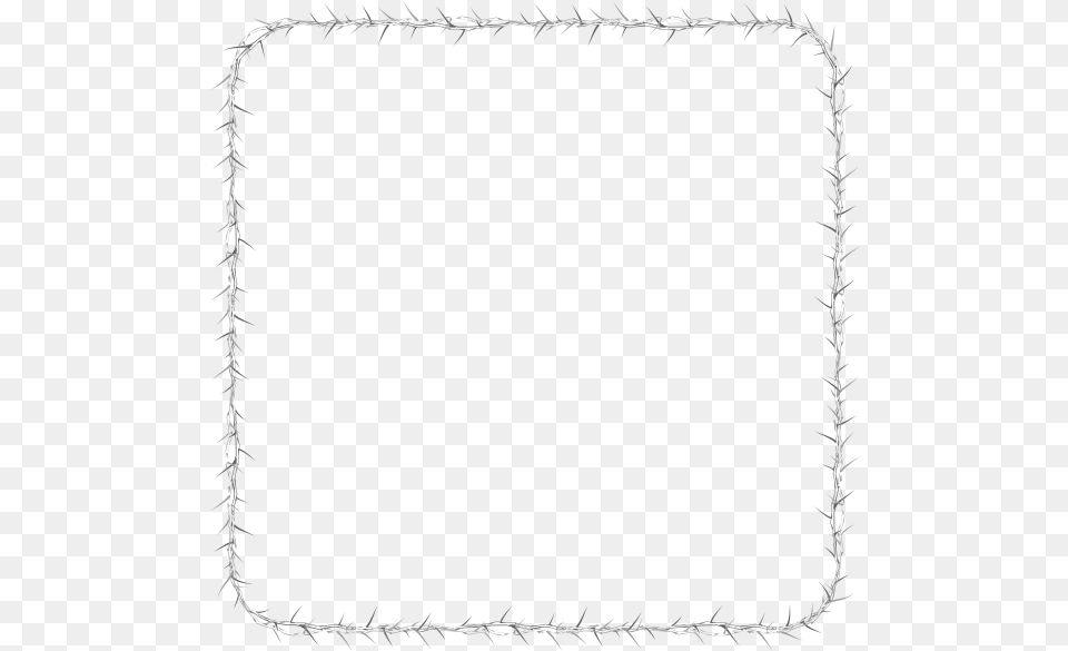 Thorns Frame Line Art, Home Decor, Blackboard Png Image