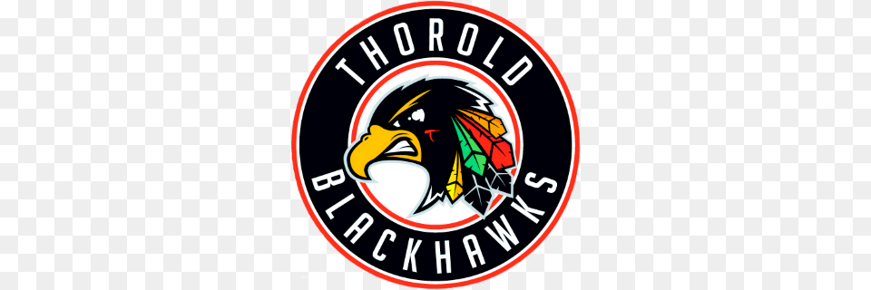 Thorold Blackhawks, Emblem, Logo, Symbol, Disk Png Image