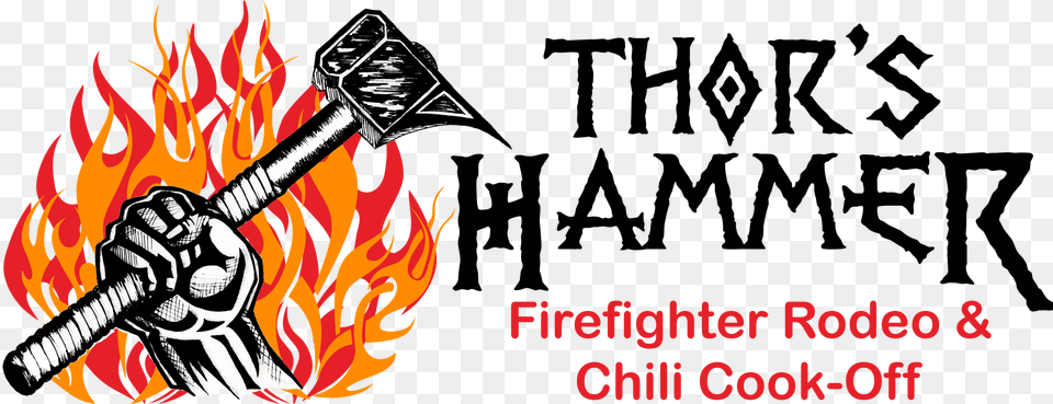 Thors Hammer Benefit Events For Volunteer Fire Departments Thor New Hammer Logos, Sword, Weapon, Mace Club Png Image