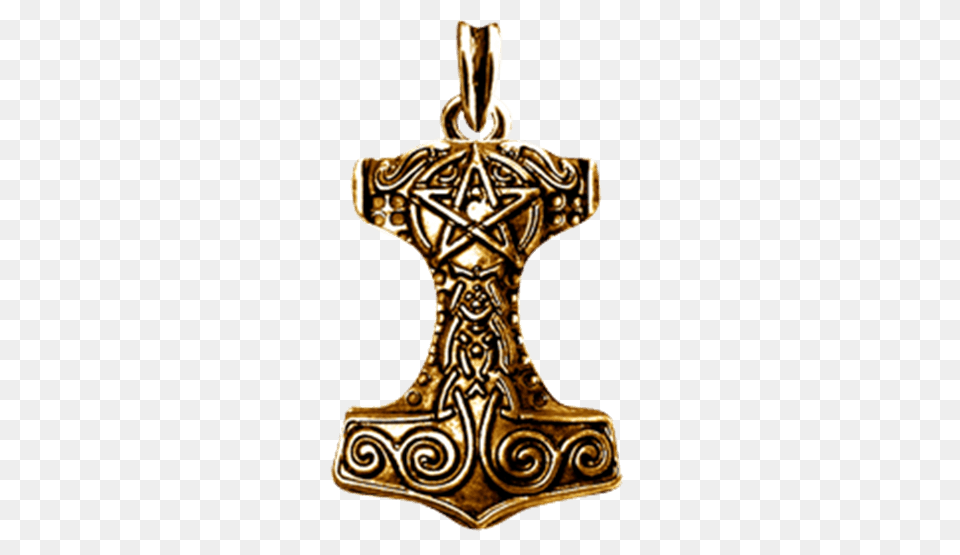 Thors Hammer Pendant, Accessories, Bronze, Jewelry, Locket Free Png Download