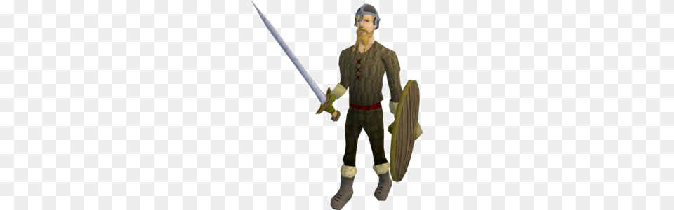 Thorvald The Warrior, Weapon, Sword, Person, Man Free Png