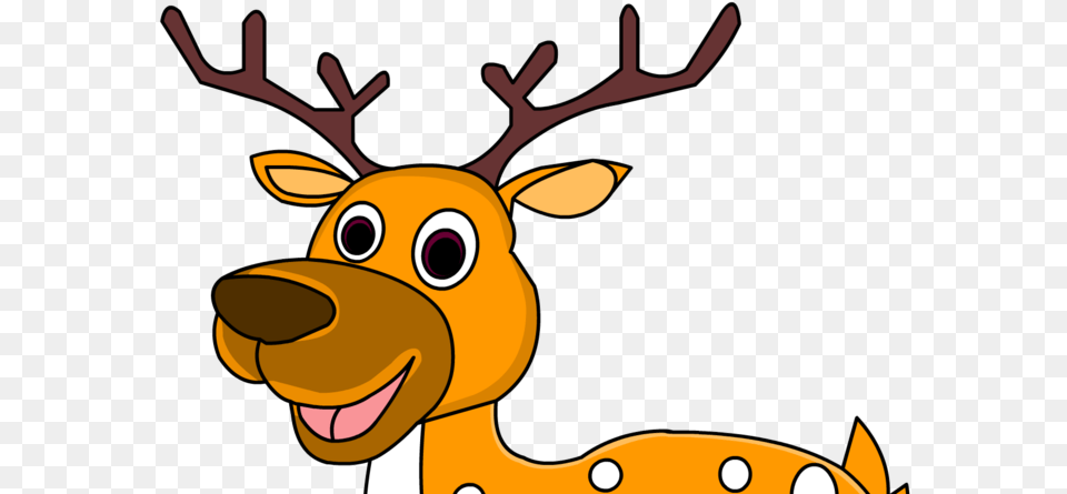 Those Are My Horns Cartoon, Animal, Deer, Mammal, Wildlife Free Transparent Png