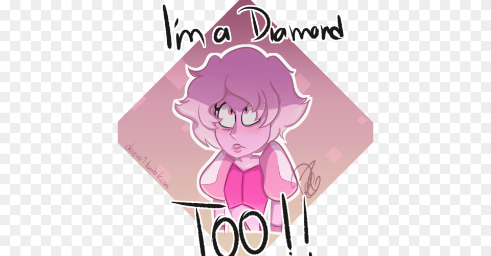Those New Episodes Were Amazing Drawings Of Pink Diamond, Book, Comics, Publication, Face Png Image