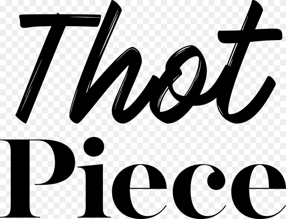 Thot Piece Calligraphy, Gray Free Png