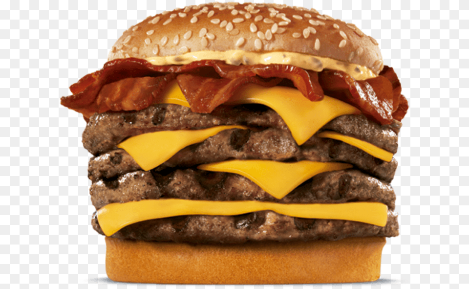 Though I Do Miss The Quad Stacker From Burger King Burger King Triple Bacon, Food Free Png