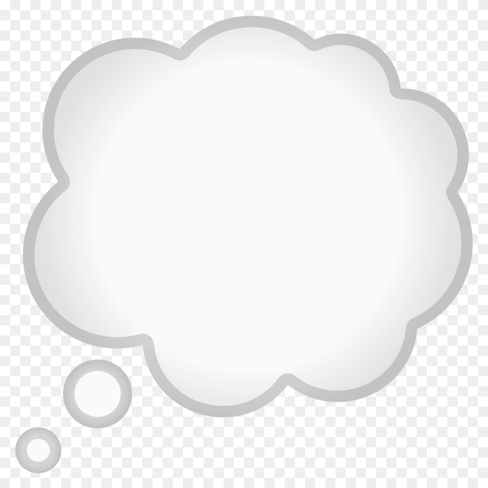 Thought Balloon Emoji Clipart, Nature, Outdoors, Weather, Sky Png