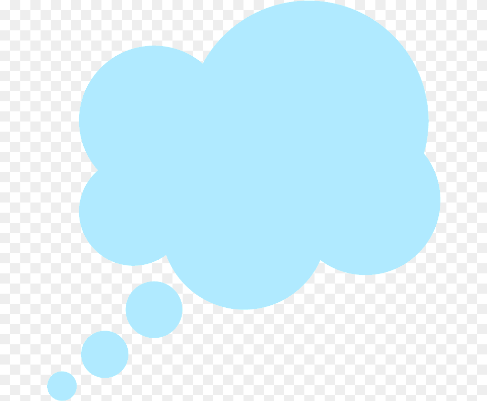 Thought Balloon Emoji Clipart Balo Pensamento Azul, Astronomy, Outdoors, Night, Nature Png Image