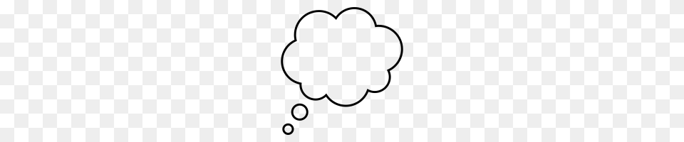 Thought Bubble, Gray Png Image