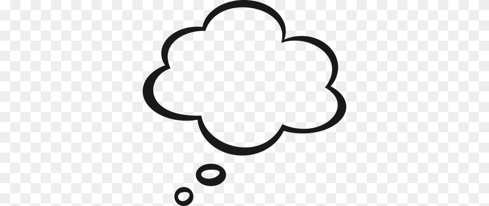 Thought Bubble Clip Art, Silhouette Free Transparent Png