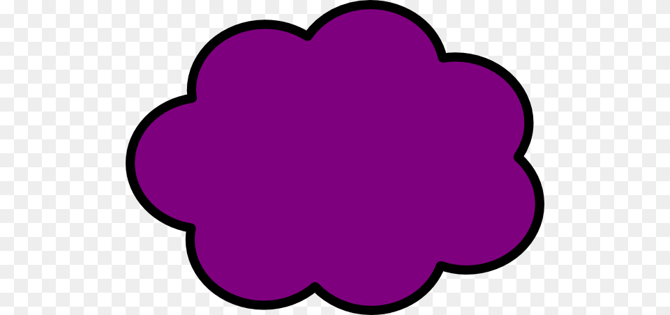 Thought Bubble Clip Art, Purple Png