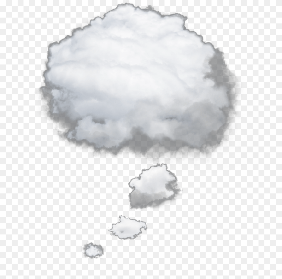Thought Bubble Cloud Sketch, Cumulus, Nature, Outdoors, Sky Free Transparent Png