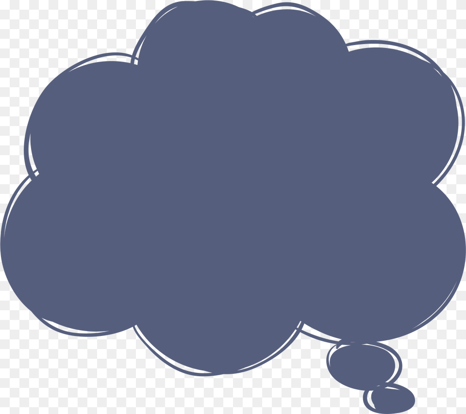 Thought Clip Art Hand Painted Thinking Thinking Clouds Cartoon, Balloon, Astronomy, Moon, Nature Png Image