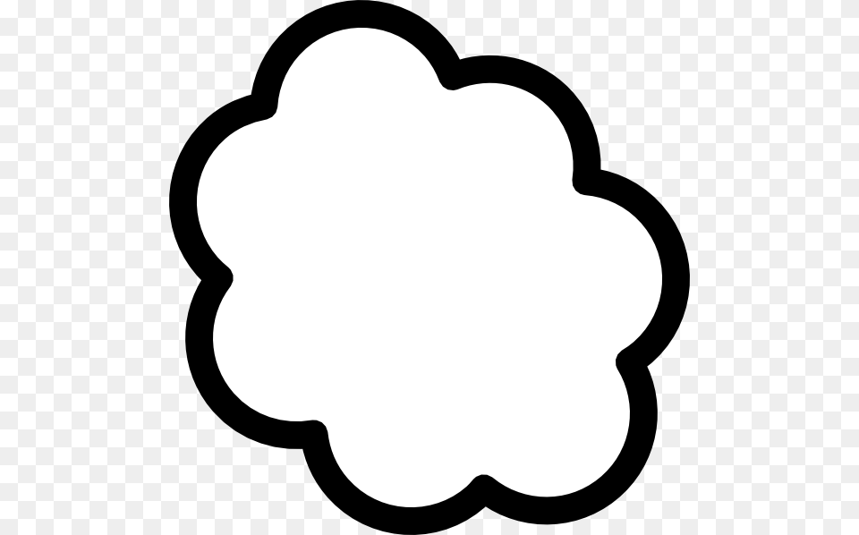 Thought Cloud Clip Art, Stencil, Smoke Pipe, Body Part, Hand Free Transparent Png