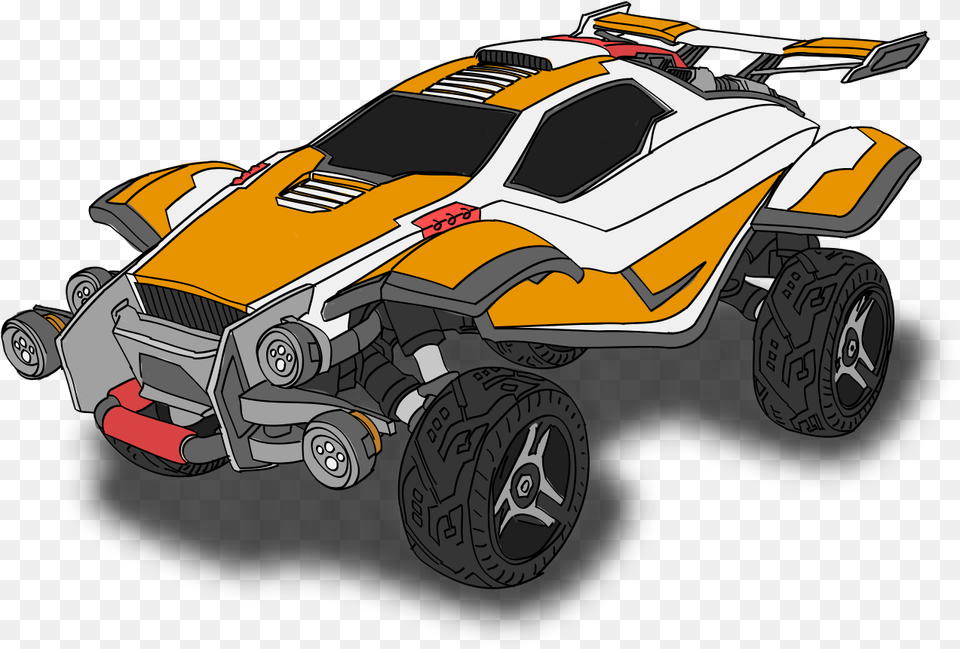 Thought Id Start With My Favourite Car Rocket League Car No Background, Atv, Vehicle, Transportation, Buggy Png Image