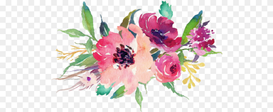 Thoughtfully Curated Bouquet, Art, Pattern, Graphics, Floral Design Free Png Download