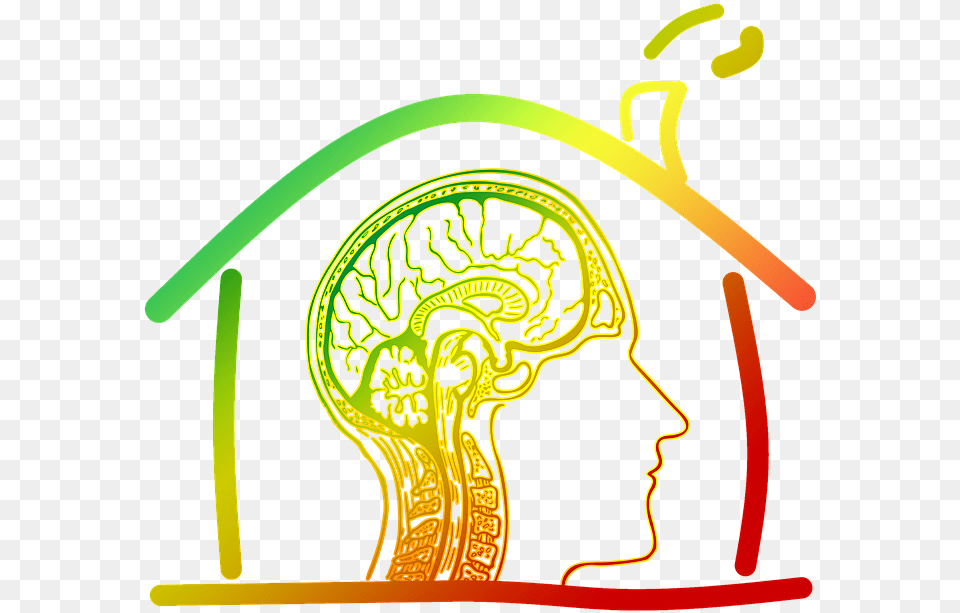 Thoughts Construct Does Face Silhouette Brain, Light Free Png