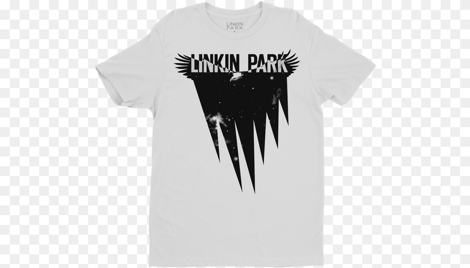Thousand Suns Eagle White Tee Linkin Park A Thousand Suns, Clothing, T-shirt, Shirt Png Image