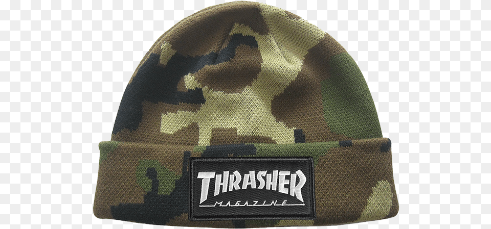 Thrasher Camo Beanie Beanie Thrasher Camo, Cap, Clothing, Hat, Helmet Free Png Download