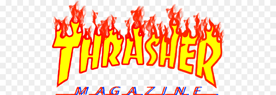 Thrasher Flame Greeting Card Cool Thrasher, Person, Light, Adult, Female Png Image