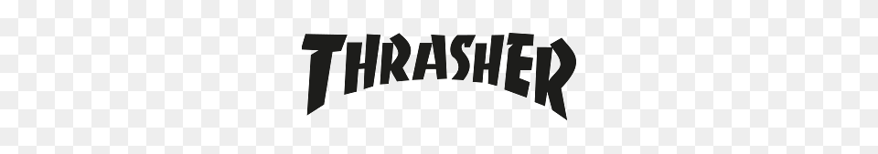 Thrasher Logo Black, Green, Text Free Transparent Png