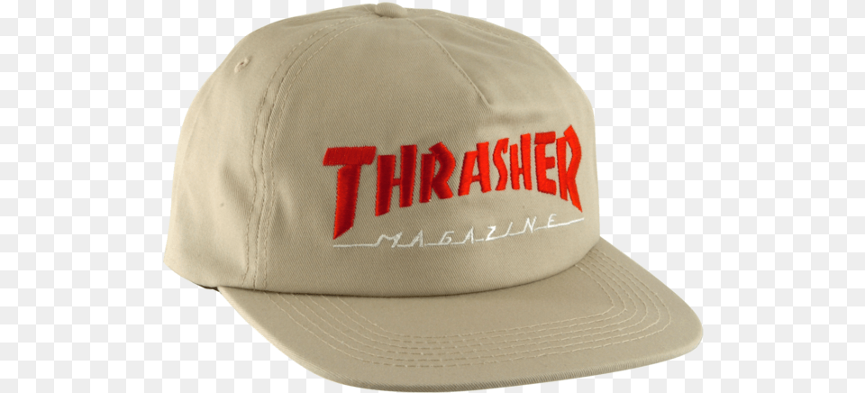 Thrasher Logo Hat Two Tone Tanred Baseball Cap, Baseball Cap, Clothing, Helmet Png