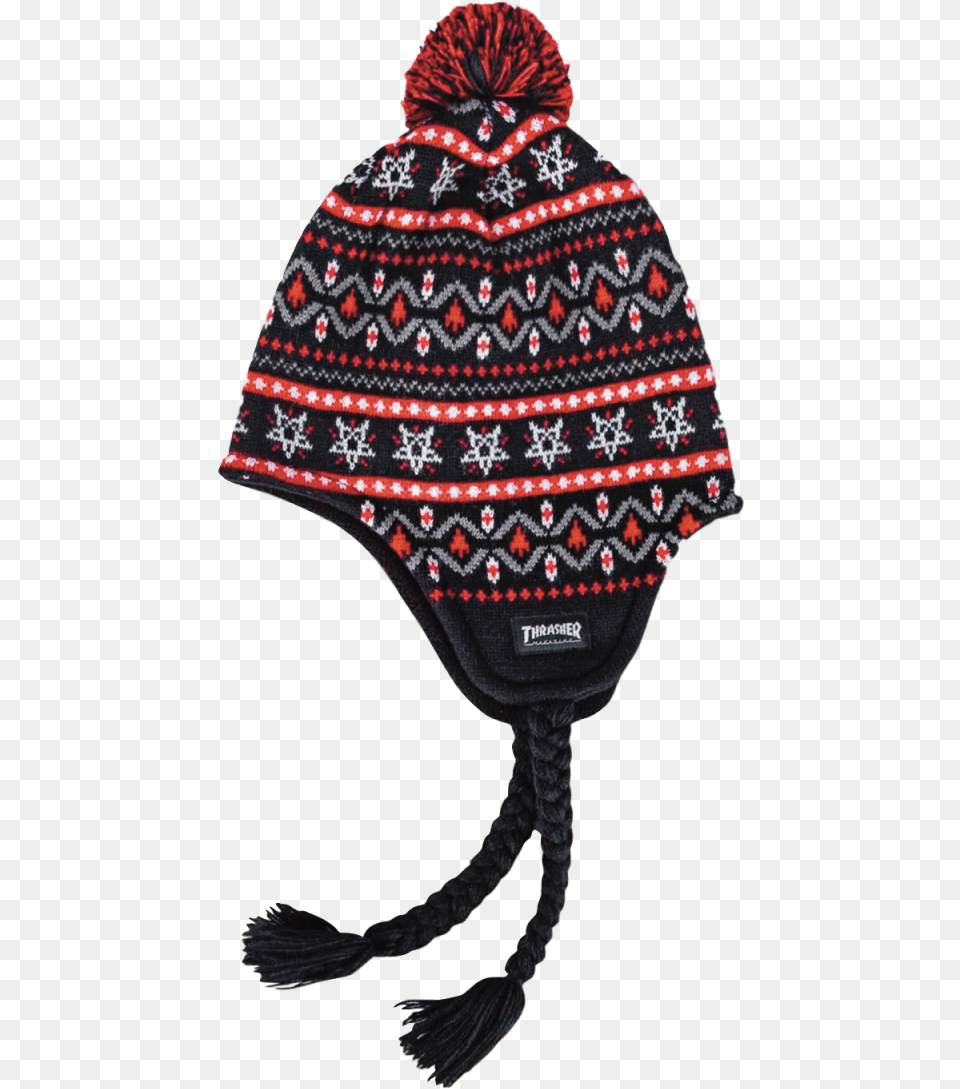 Thrasher Magazine Logo Sherpa Beanie Thrasher Magazine Logo Sherpa Beanie, Cap, Clothing, Hat, Fashion Free Transparent Png