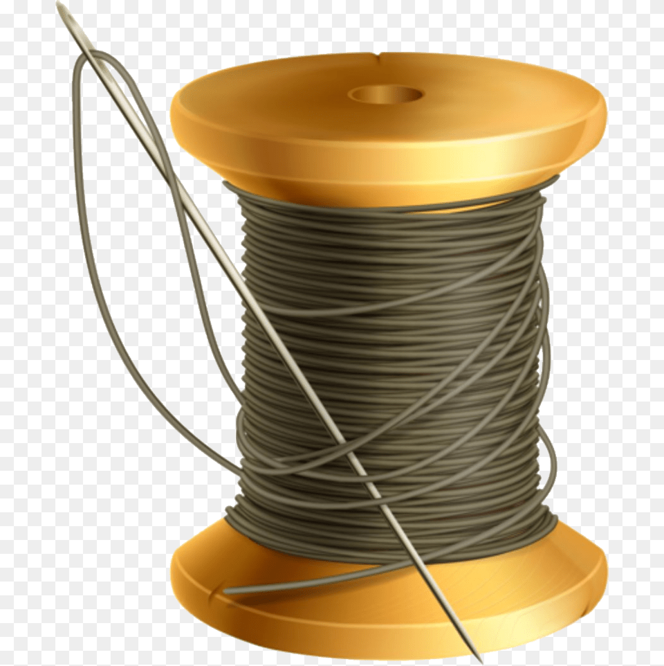 Thread And Needle Download Image With Spool Of Thread, Rope, Wire, Smoke Pipe Free Transparent Png