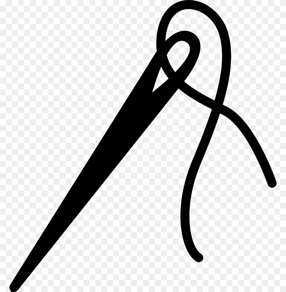 Thread And Needle Thread And Needle Icon, Blade, Dagger, Knife, Weapon Png