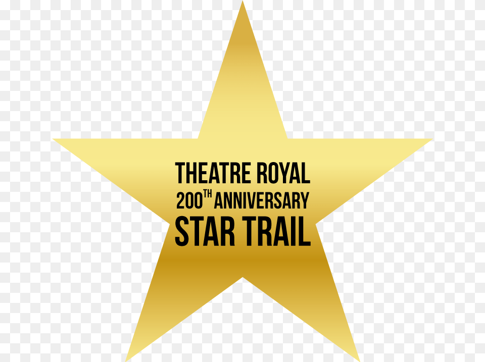 Threatre Royal 200 Anniversary Star Trail Logo Compete Every Day, Star Symbol, Symbol Free Png Download