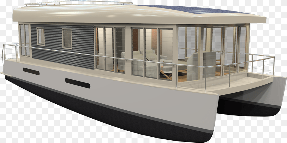 Three Awesome Variations Of The Mothership Houseboat Mothership Houseboat, Transportation, Vehicle, Yacht, Cad Diagram Free Transparent Png