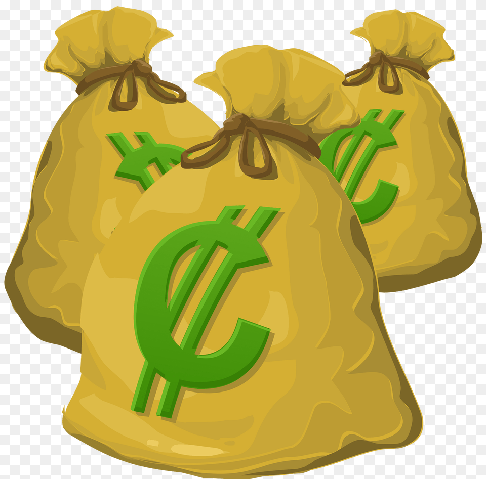 Three Bags Money Clipart, Bag, Sack, Ammunition, Grenade Free Png Download