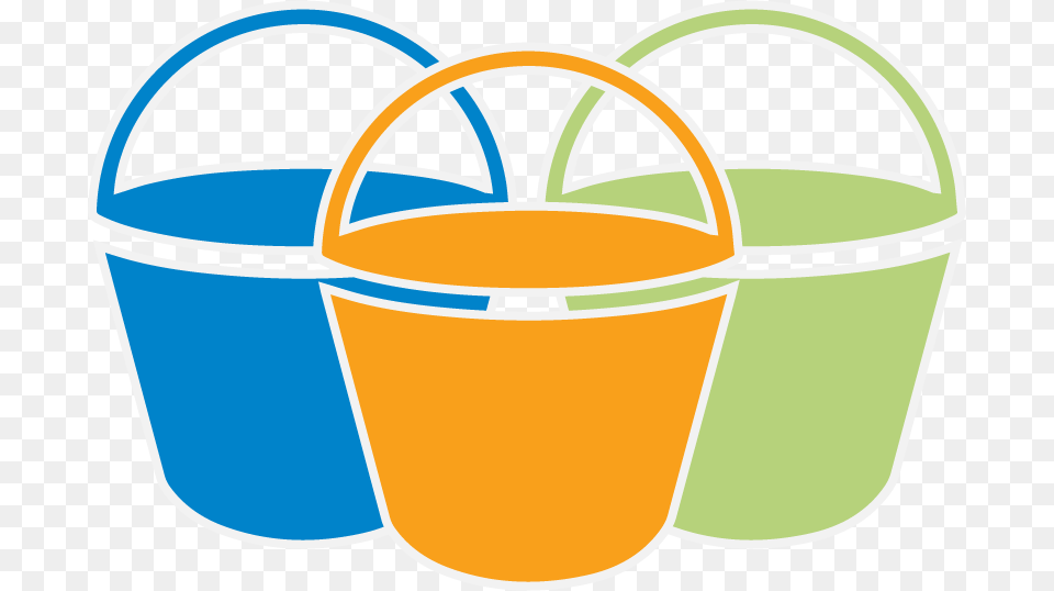 Three Buckets Of Support, Bucket, Clothing, Hardhat, Helmet Png Image