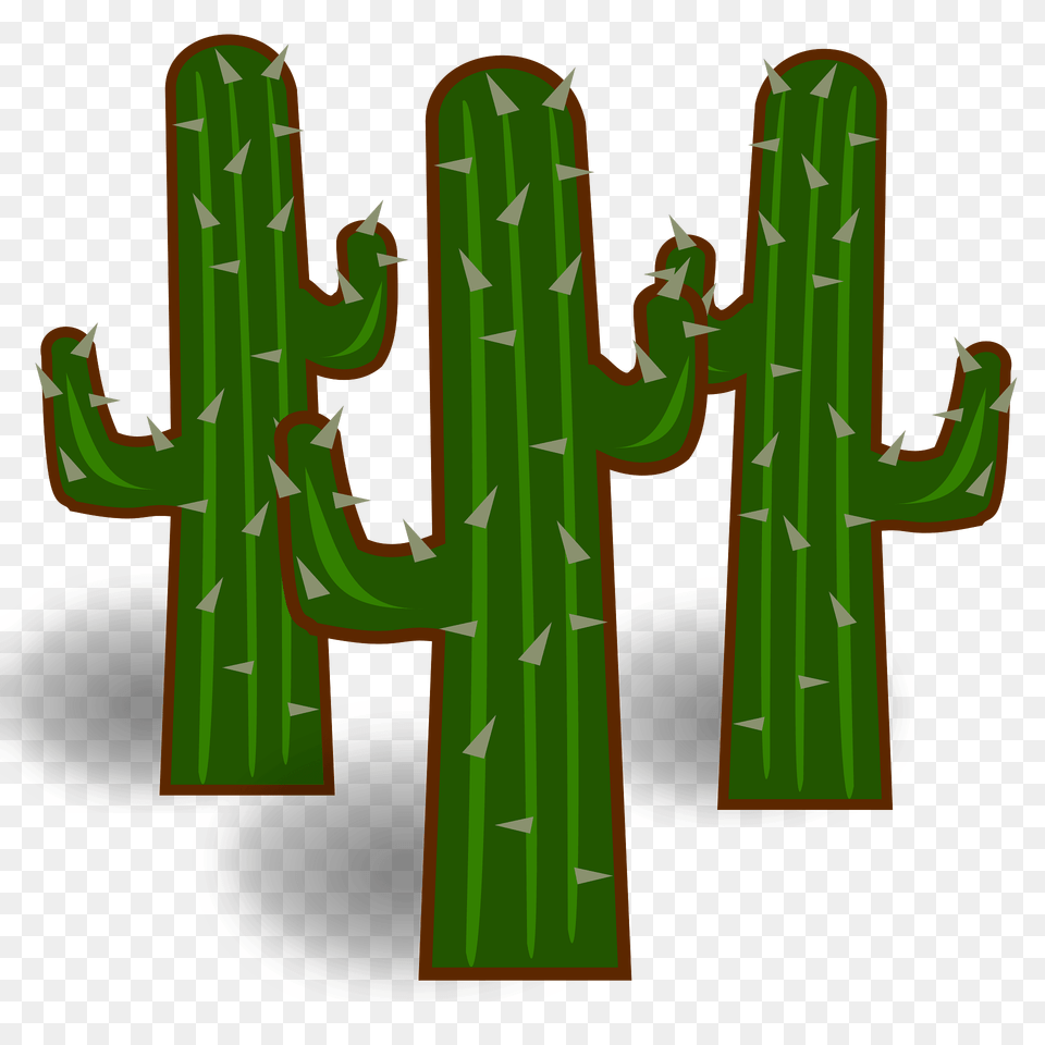 Three Cacti Clipart, Cactus, Plant Free Png Download