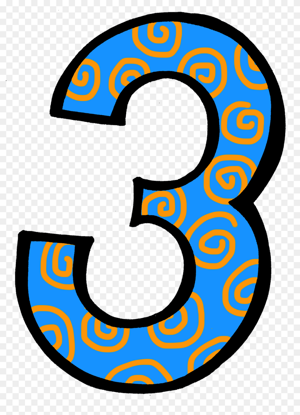 Three Clipart, Number, Symbol, Text Png Image