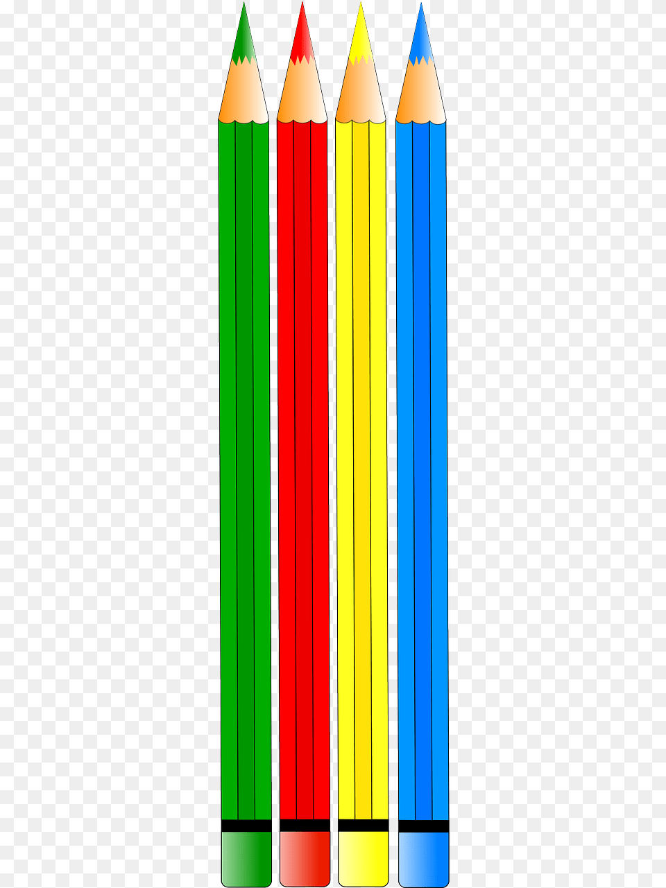 Three Color Pencil Free Png Download