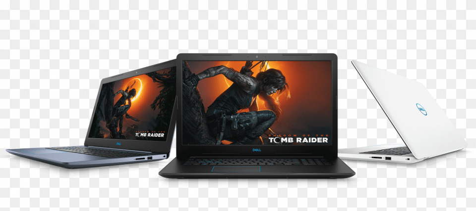 Three Dell Devices In Different Colors New Dell G3 17 Gaming, Laptop, Computer, Pc, Electronics Free Png Download