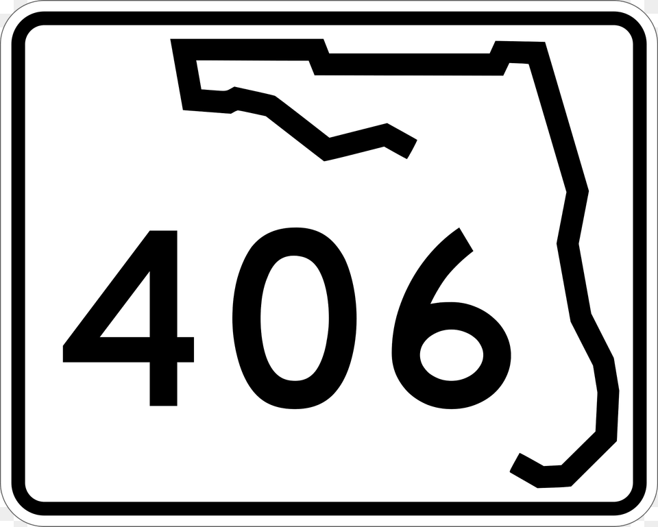 Three Digit State Highway Shield Florida Clipart, Symbol, Sign, Text, Number Png