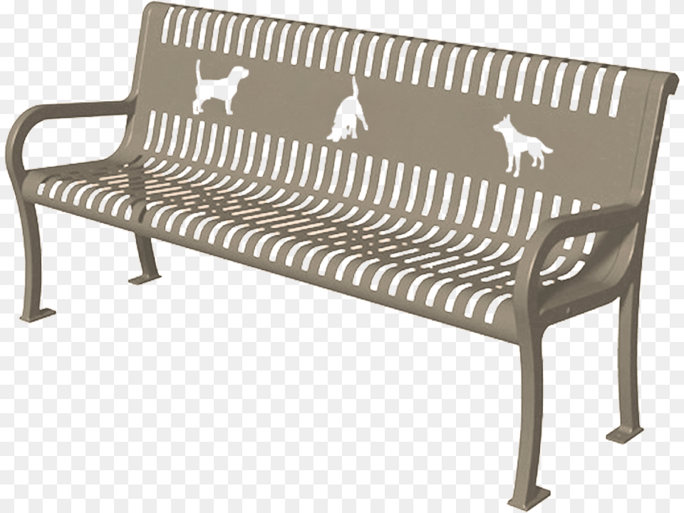 Three Dog Bench Dog Park Bench, Furniture, Park Bench, Chair, Animal Png Image