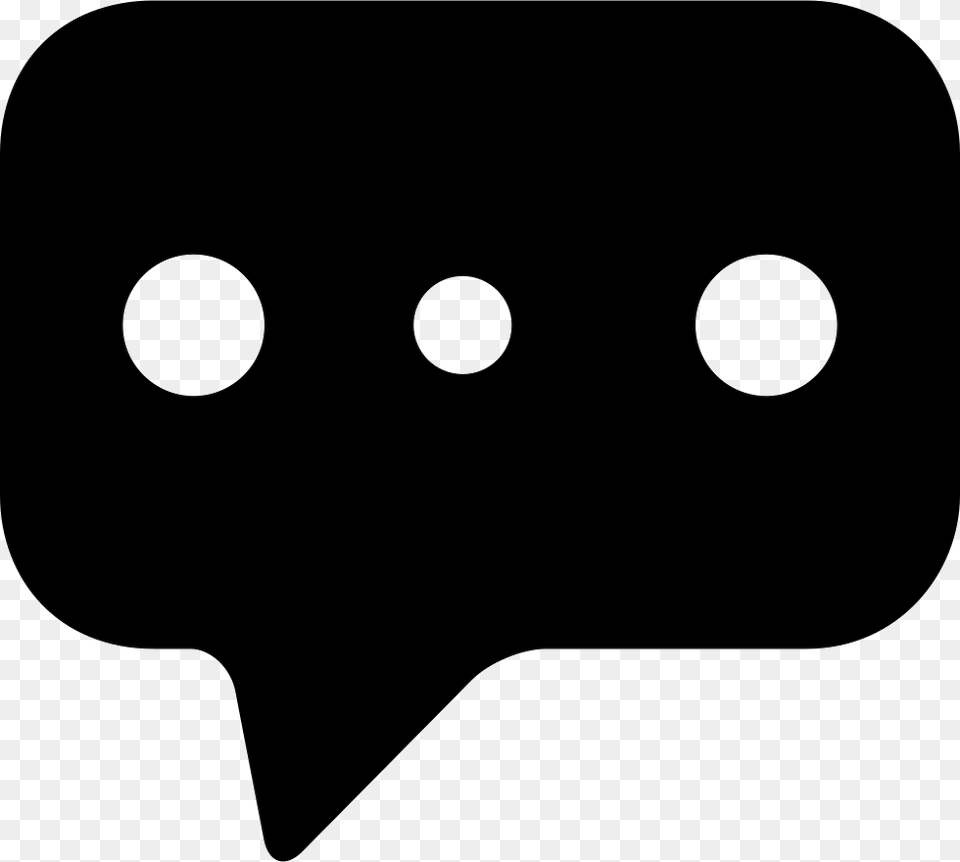 Three Dots Black Speech Bubble Comments Speech Bubble With Three Dots, Astronomy, Mask, Moon, Nature Free Transparent Png