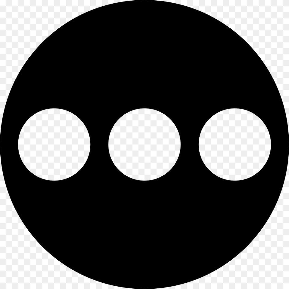 Three Dots Circle, Disk, Astronomy, Moon, Nature Png Image