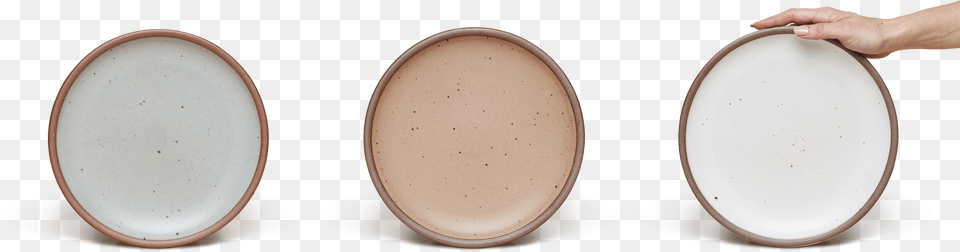 Three East Fork Pottery Dinner Plates In The Core Colors Circle, Art, Food, Meal, Porcelain Free Png Download