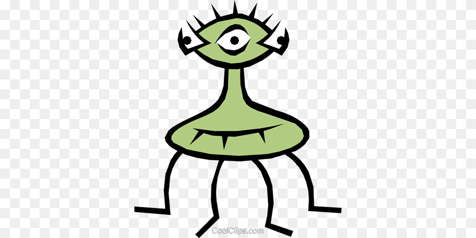 Three Eyed Alien Royalty Free Vector Clip Art Illustration, Person, Book, Comics, Publication Png