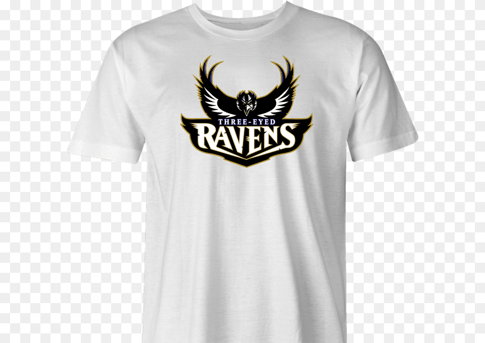 Three Eyed Ravens Baltimore Ravens Logo, Clothing, T-shirt, Shirt, Animal Free Transparent Png