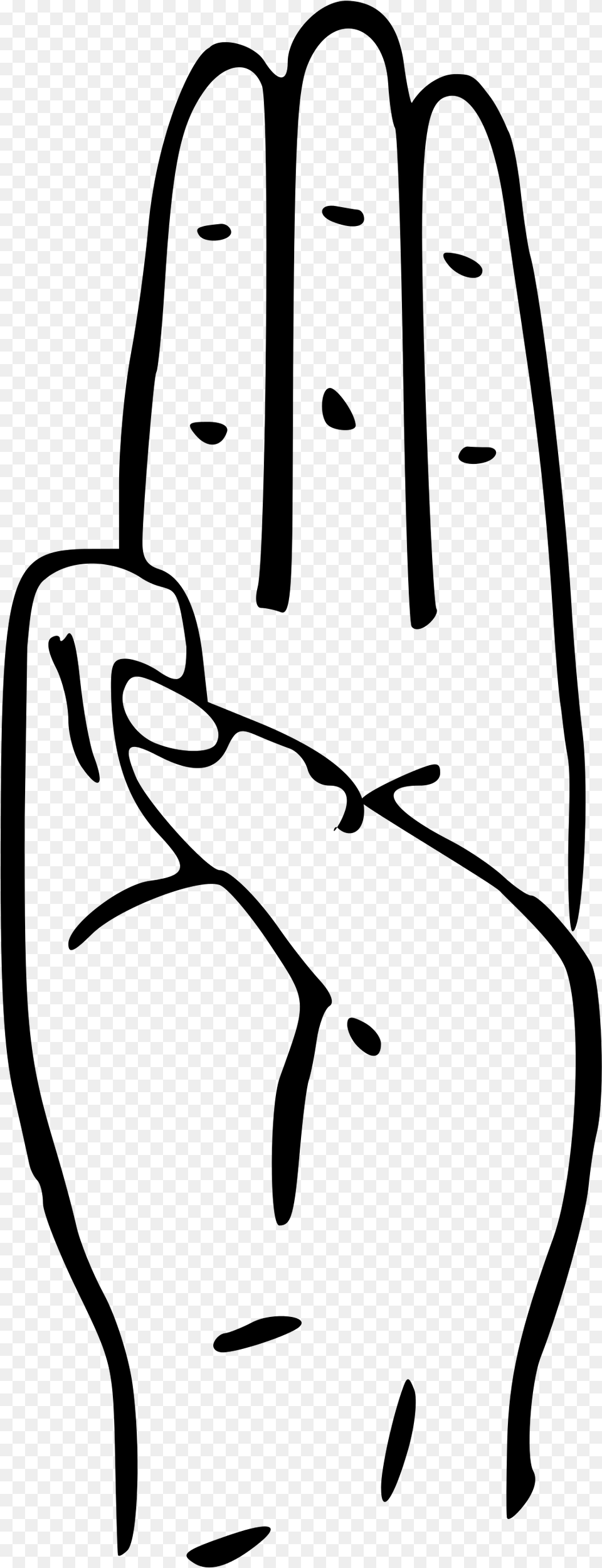Three Finger Salute Hunger Games Drawing, Gray Free Transparent Png