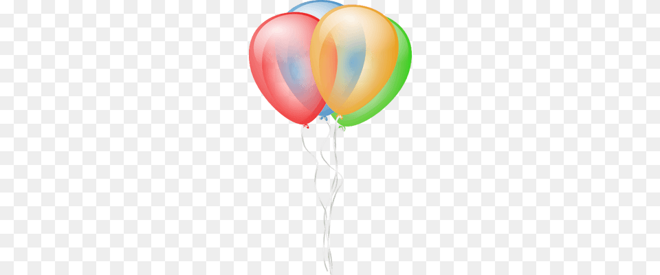 Three Flat Balloons Transparent, Balloon Png Image