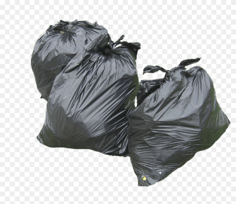 Three Garbage Bags, Bag, Plastic, Plastic Bag Free Png Download